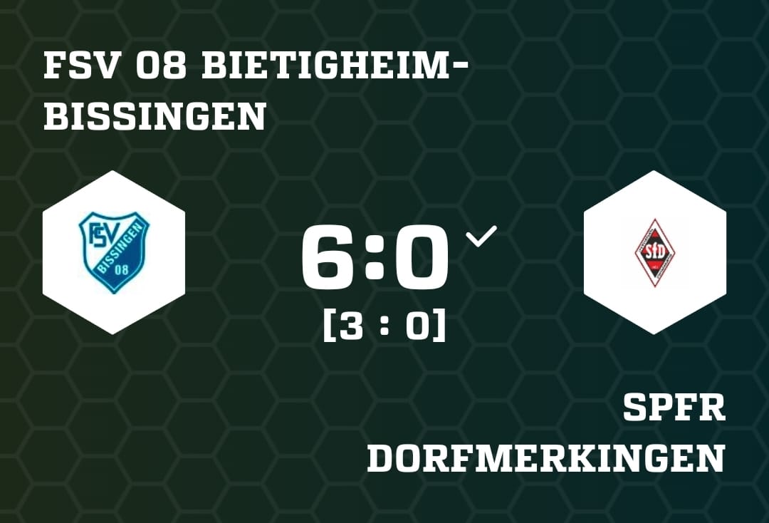 6:0 Niederlage beim FSV 08 Bietigheim-Bissingen