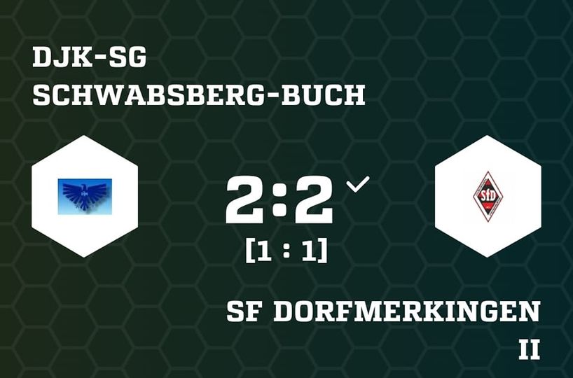 SfD II: 2:2 Unentschieden in Schwabsberg