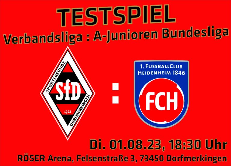 Sportfreunde Dorfmerkingen testen gegen U19 des 1. FC Heidenheim