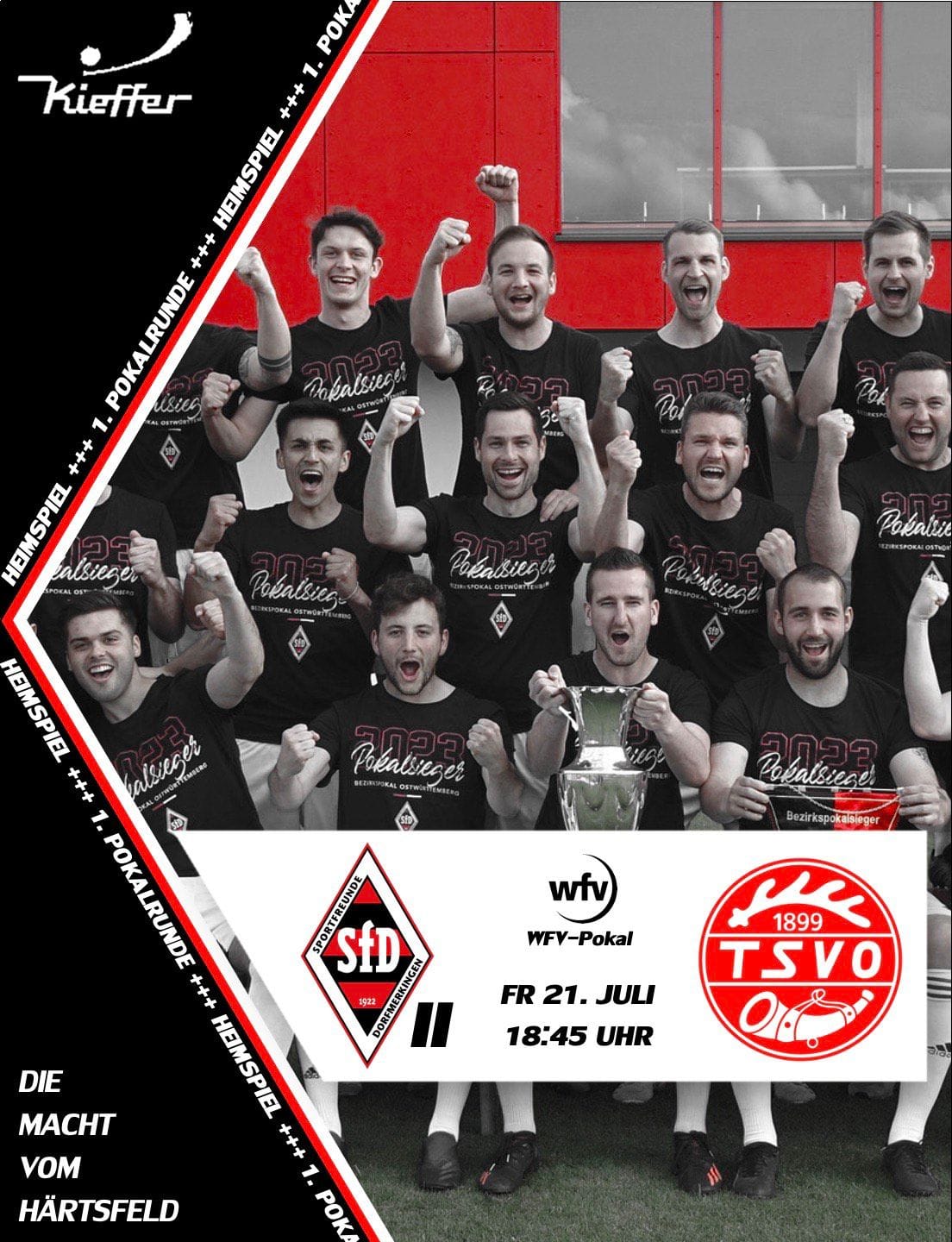 SfD II spielt am kommenden Freitag erstmals WFV-Pokal