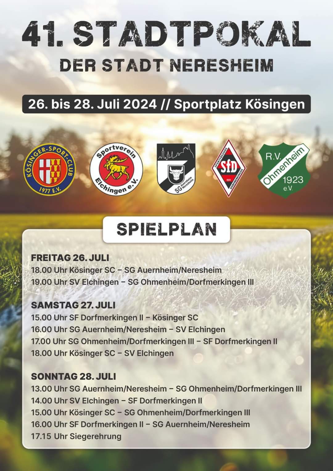 Fußball am Wochenende