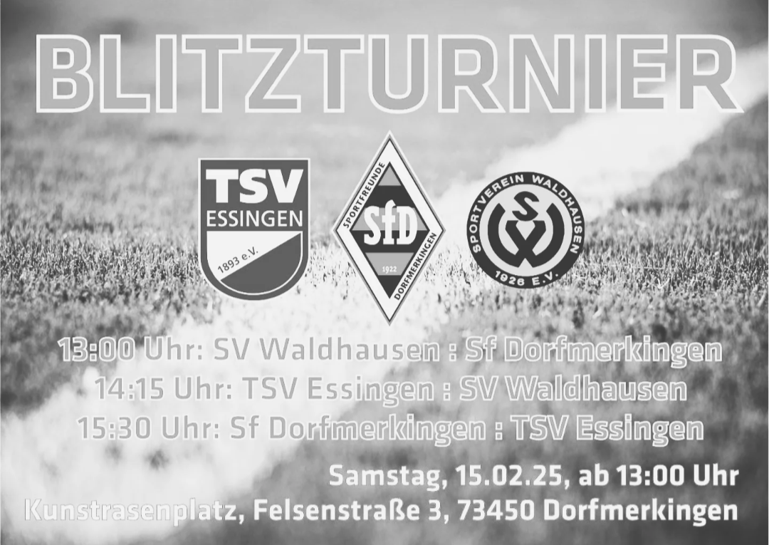 Blitzturnier witterungsbedingt abgesagt