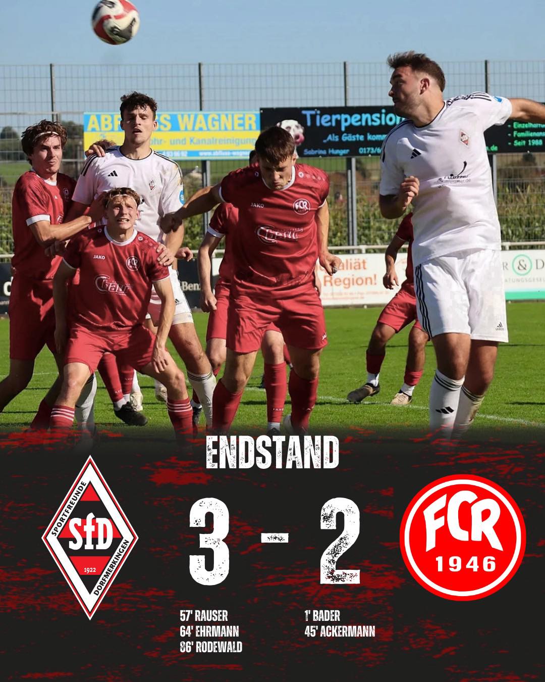 Sportfreunde drehen 0:2 Rückstand