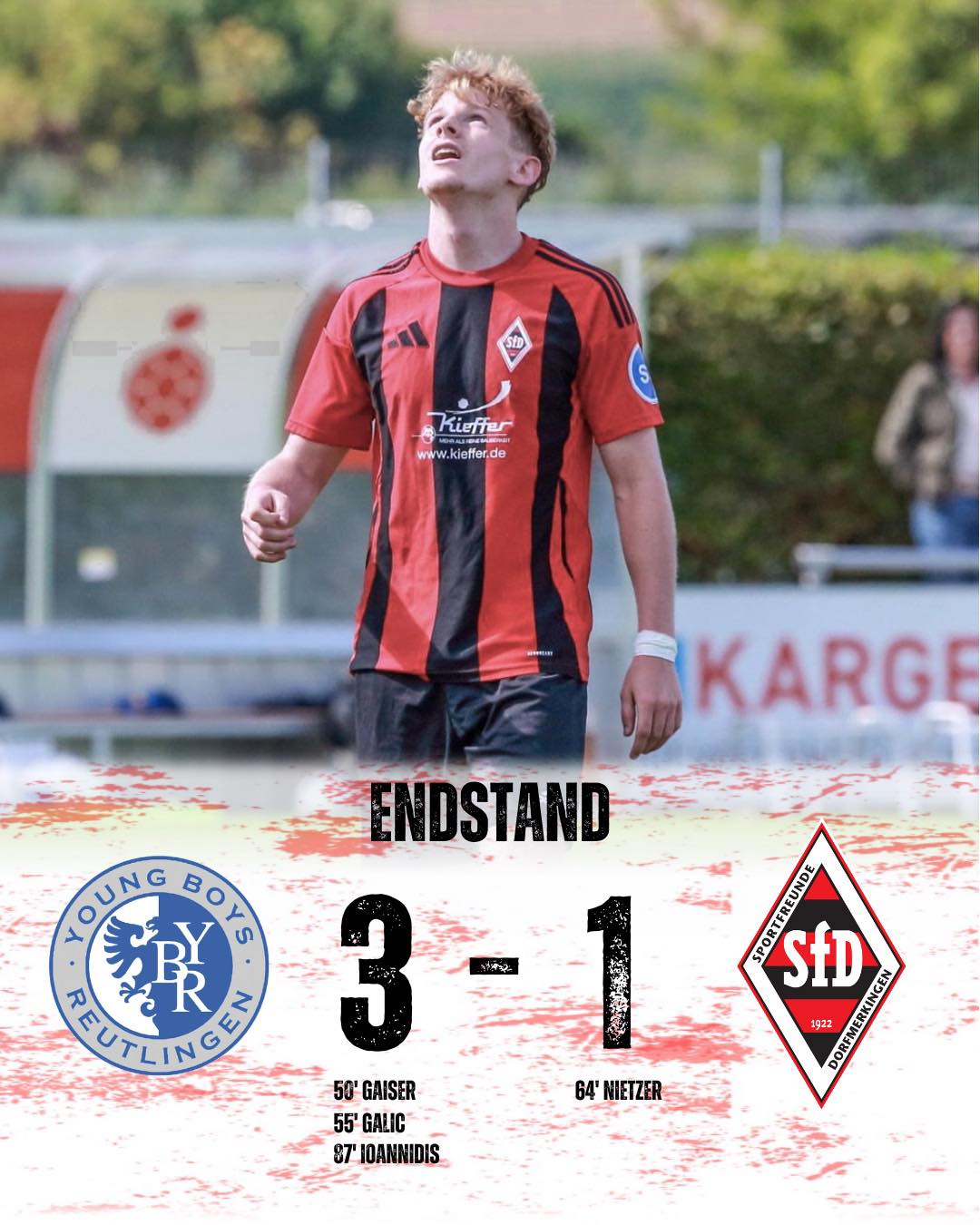 Verbandsliga-Team unterliegt bei Young Boys Reutlingen mit 3:1, SfD II mit 1:3 Auswärtssieg bei der SG Heldenfingen/Heuchlingen