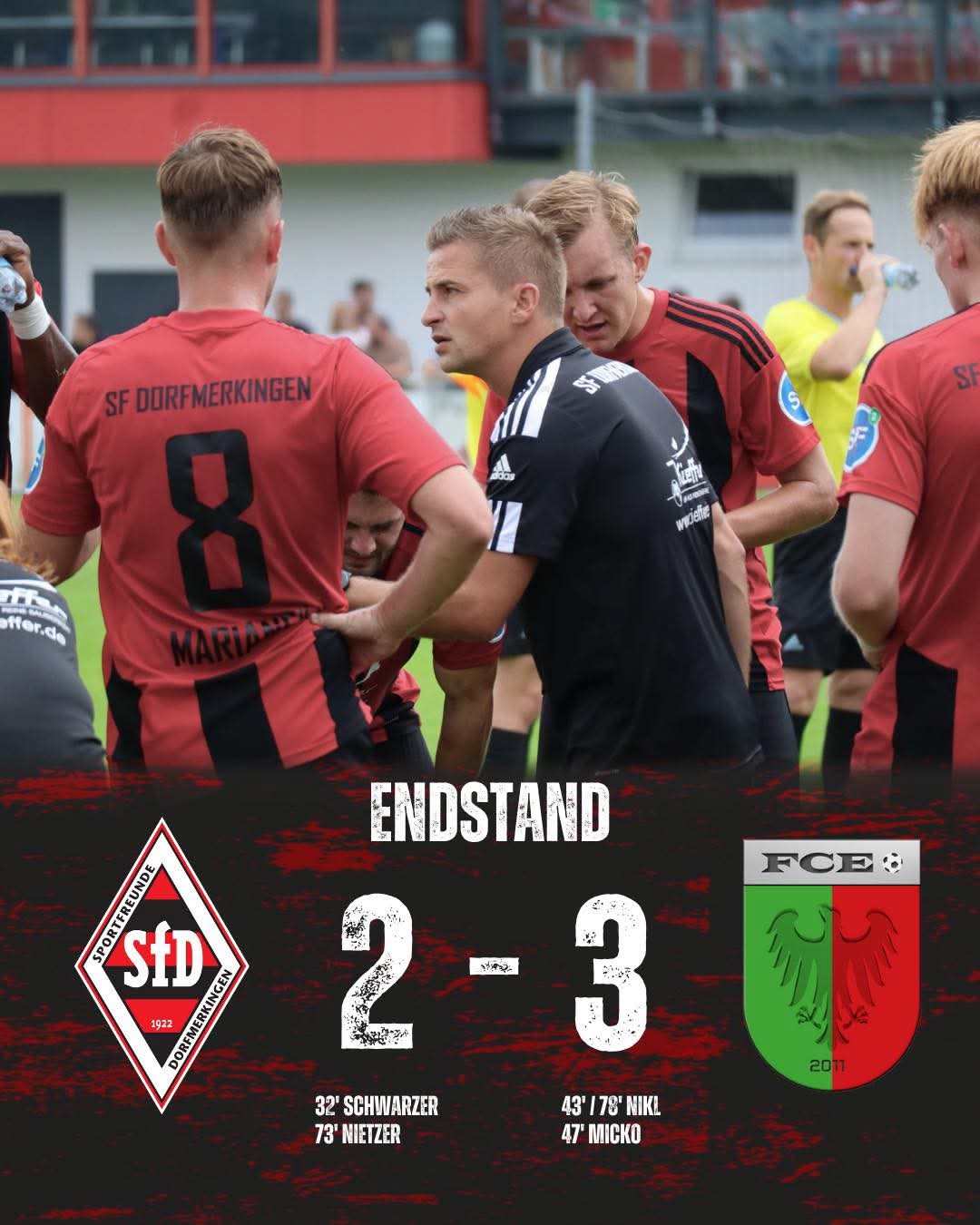 Sportfreunde Dorfmerkingen unterliegen gegen den Tabellenletzten FC Esslingen mit 2:3