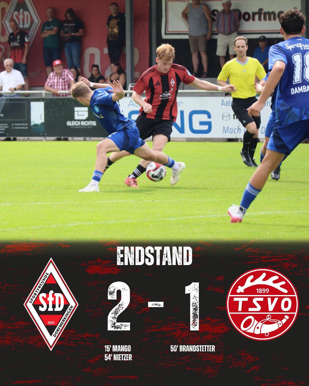 Sportfreunde siegreich im Topspiel der Verbandsliga