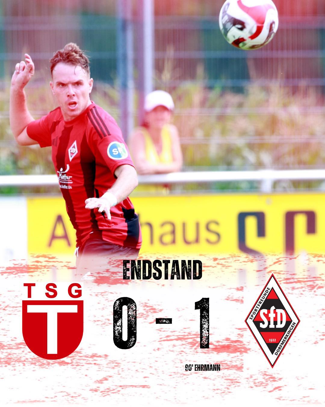 Sportfreunde mit Last-Minute-Sieg bei der TSG Tübingen